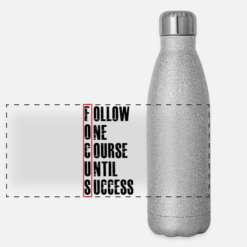 follow one course until Panorama Glitzer Isolierflasche 500 ml