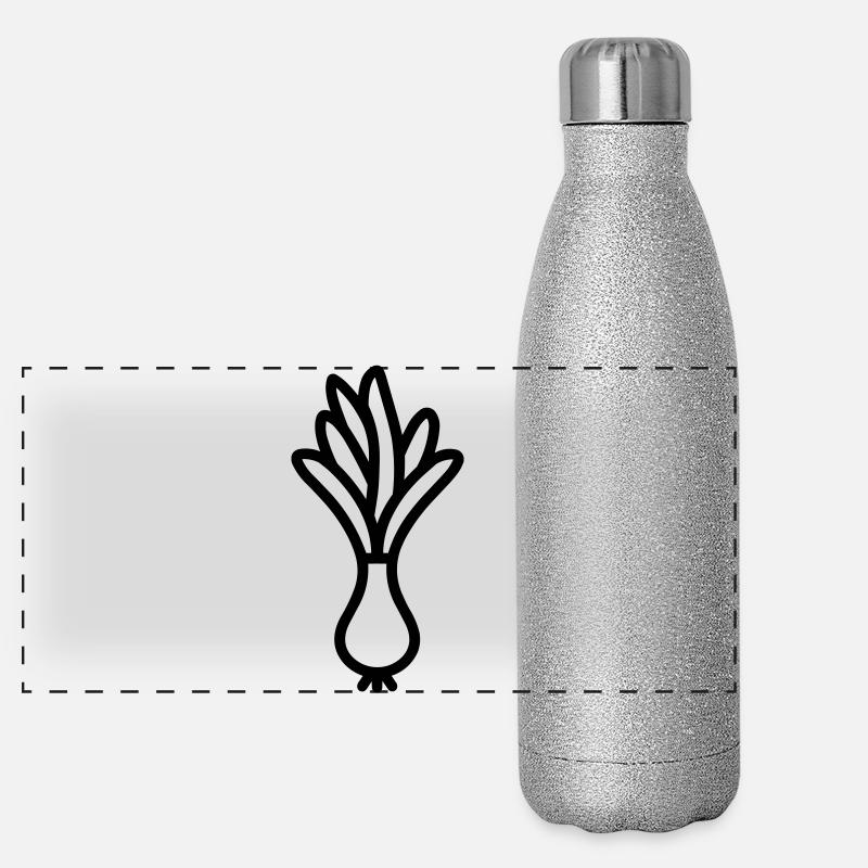 Lauch Panorama Glitzer Isolierflasche 500 ml