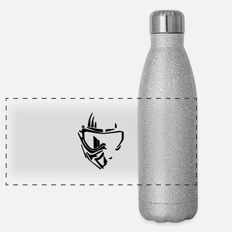 Fullface your fears Panorama Glitzer Isolierflasche 500 ml