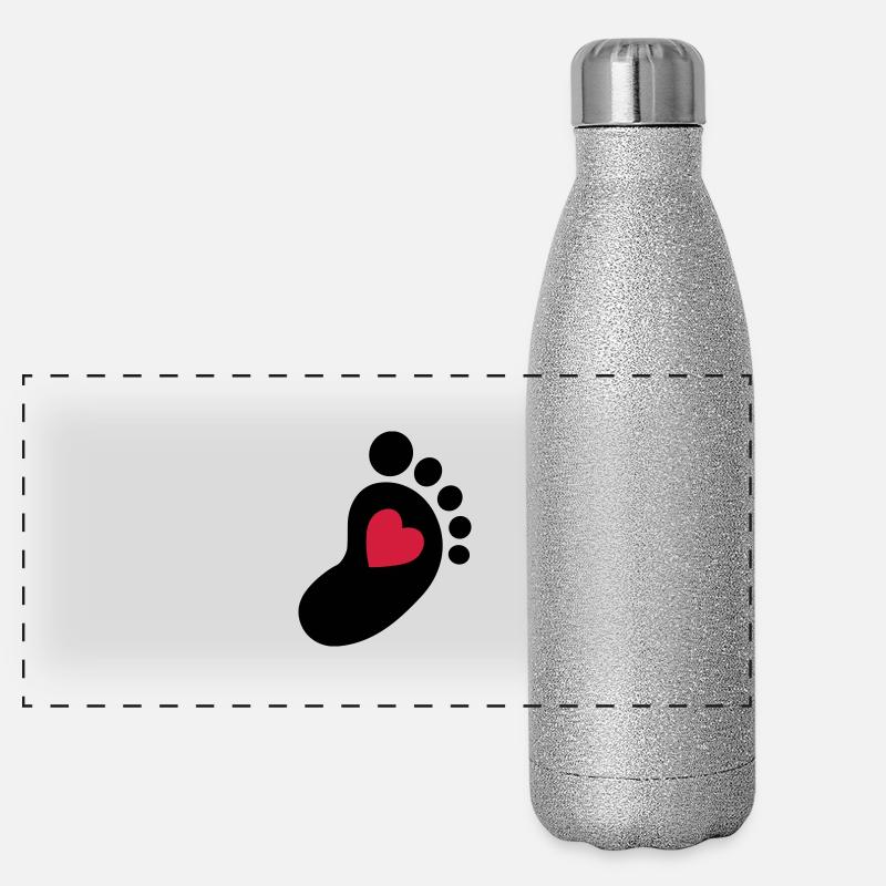 Baby foot Panoramic Glitter Thermal Bottle 500 ml