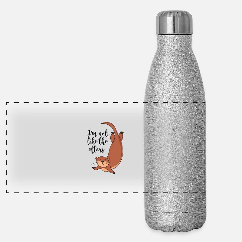 Loutres Gourde isotherme panoramique pailletée 500 ml