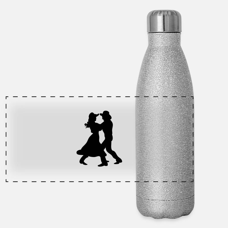 danses partner country Gourde isotherme panoramique pailletée 500 ml