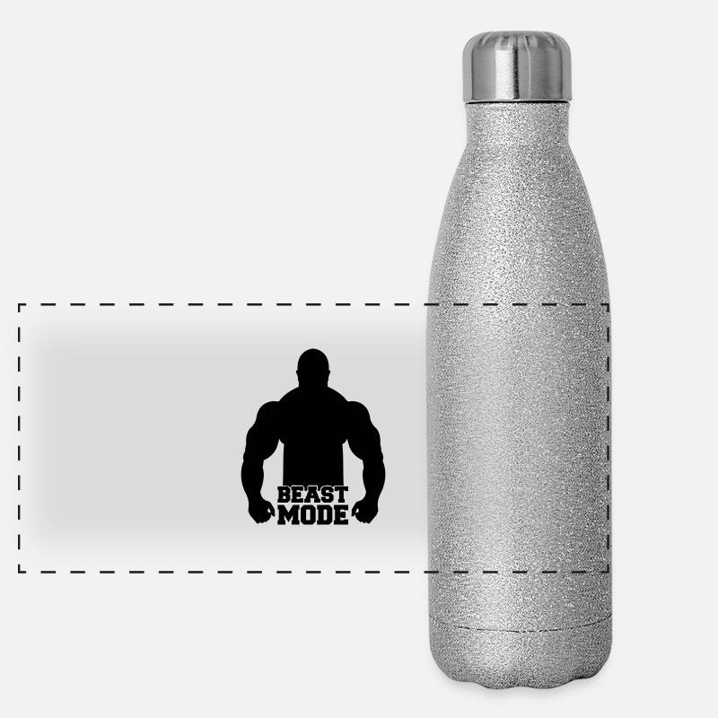 beast_mode Gourde isotherme panoramique pailletée 500 ml