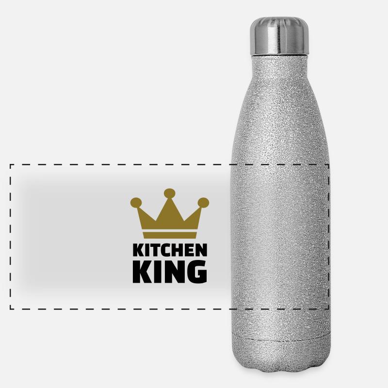 Kitchen King Gourde isotherme panoramique pailletée 500 ml