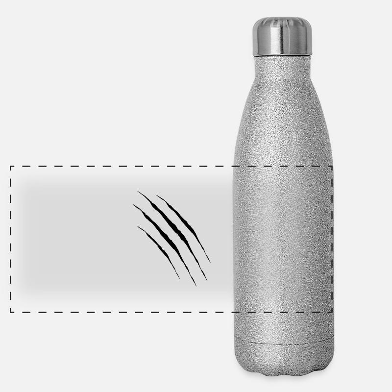 Kratzer Panorama Glitzer Isolierflasche 500 ml