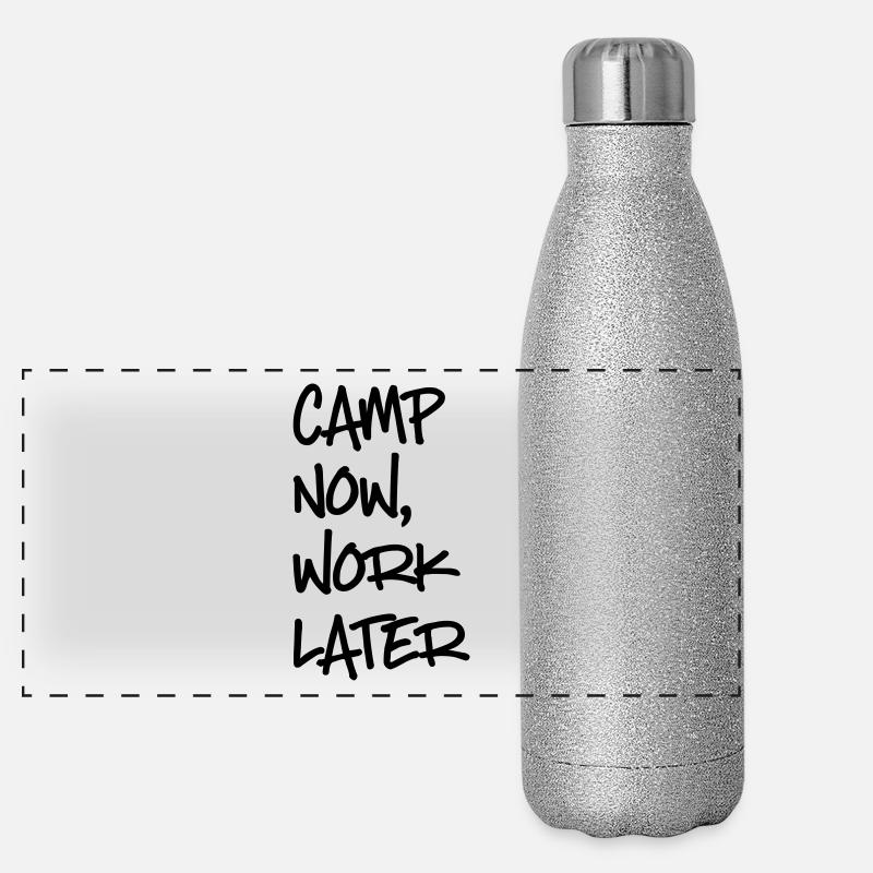 camping Panoramic Glitter Thermal Bottle 500 ml