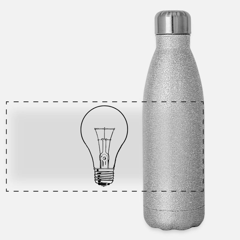 light bulb Panoramic Glitter Thermal Bottle 500 ml