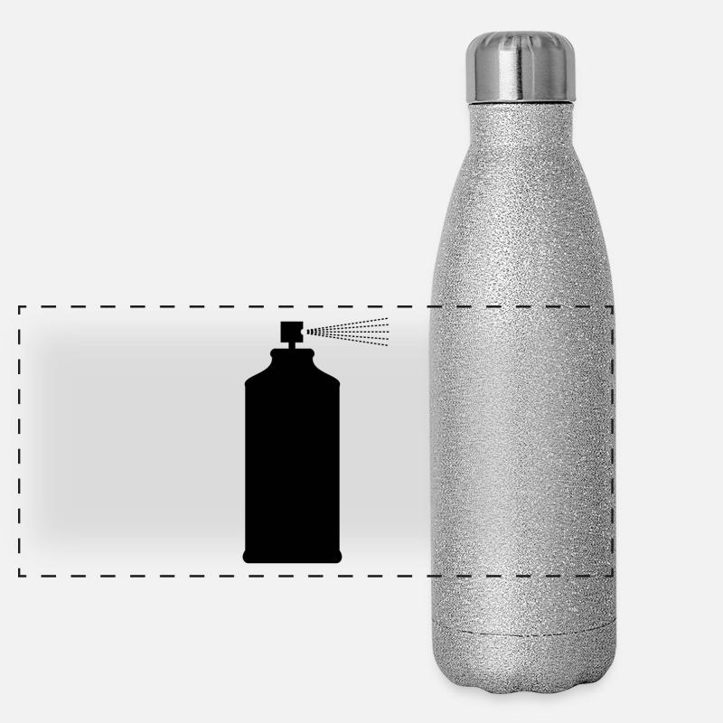 Spray can Panoramic Glitter Thermal Bottle 500 ml