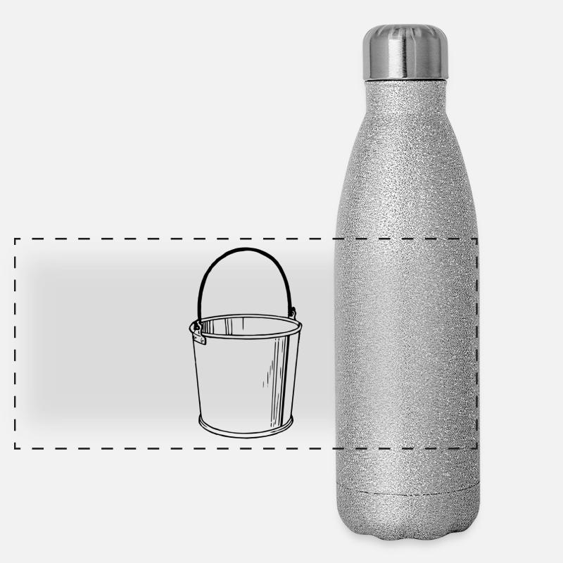 bucket Panoramic Glitter Thermal Bottle 500 ml