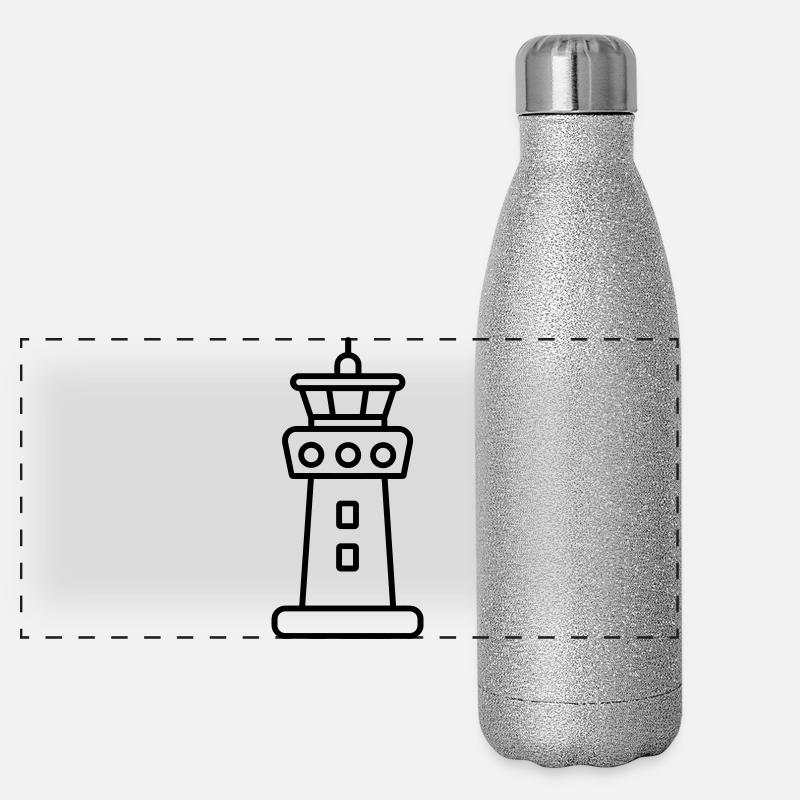 Control Tower Panoramic Glitter Thermal Bottle 500 ml