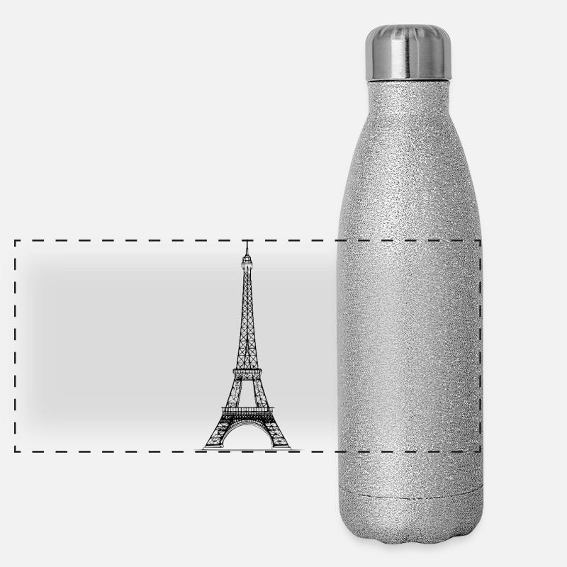 Eiffel tower Panoramic Glitter Thermal Bottle 500 ml