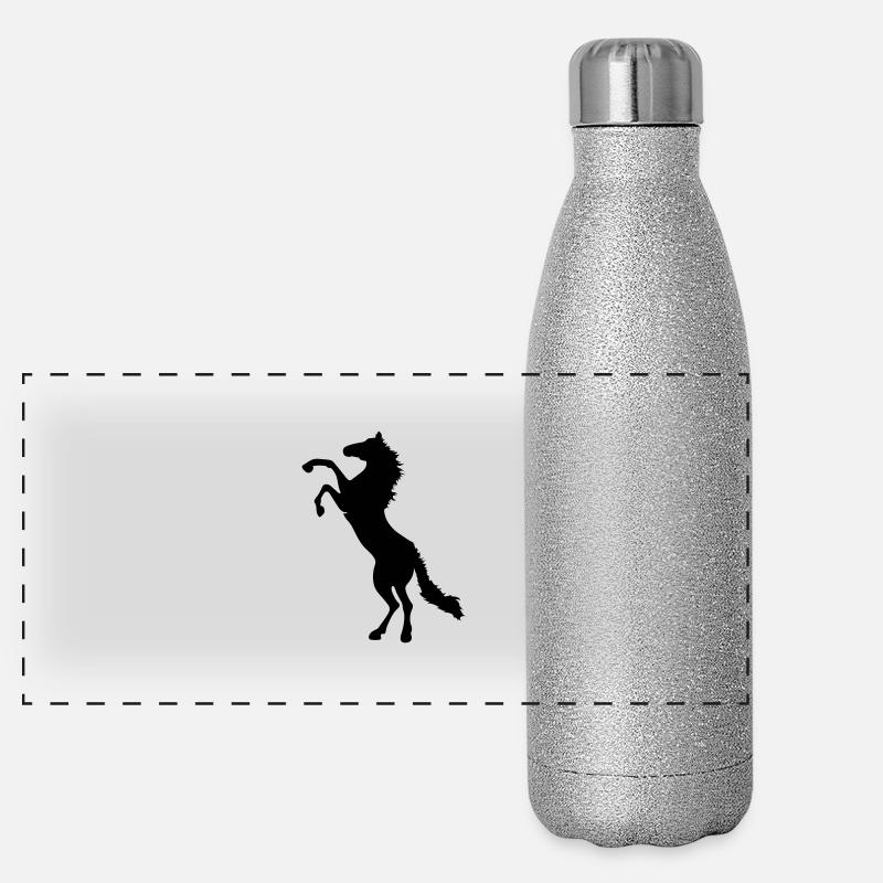 horse Gourde isotherme panoramique pailletée 500 ml