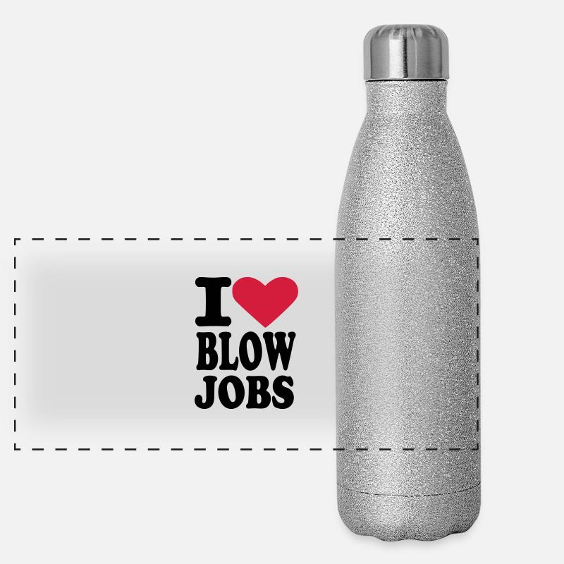 Blowjobs Panorama Glitzer Isolierflasche 500 ml
