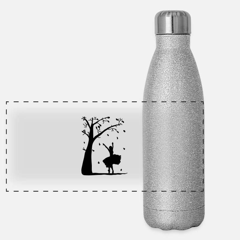 ballerina Panorama Glitzer Isolierflasche 500 ml