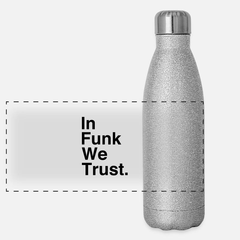 In Funk vertrauen wir Panorama Glitzer Isolierflasche 500 ml