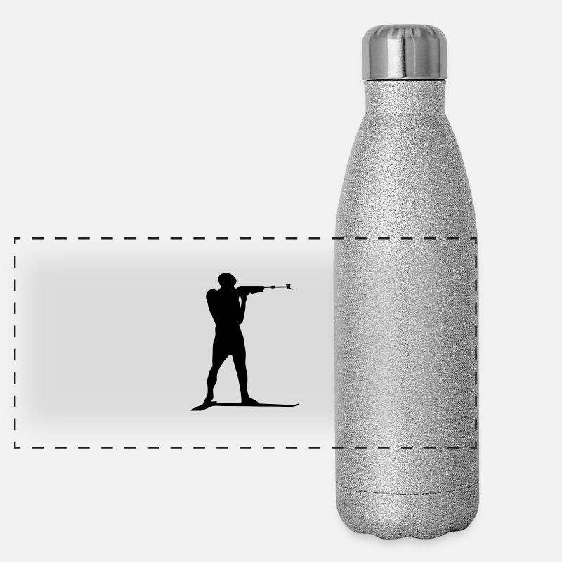 Biathlon moderne Gourde isotherme panoramique pailletée 500 ml