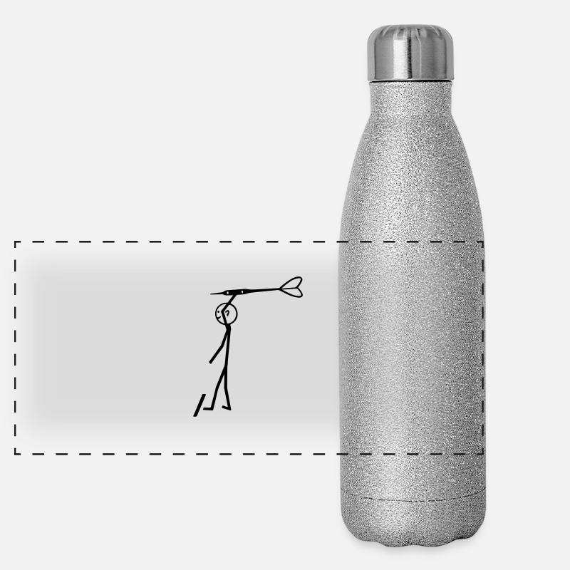 Dart Panorama Glitzer Isolierflasche 500 ml