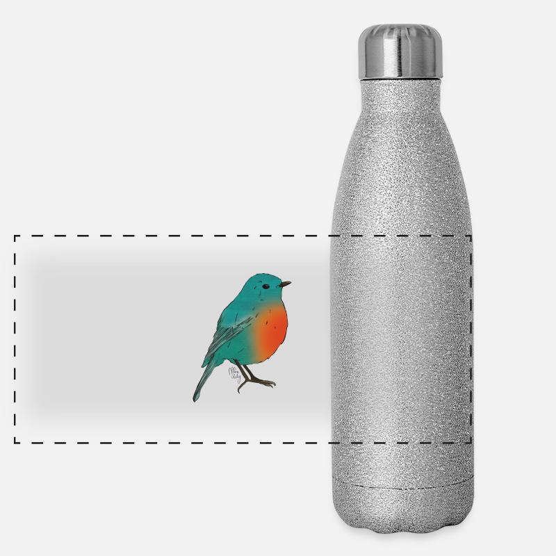 oiseau1 Gourde isotherme panoramique pailletée 500 ml