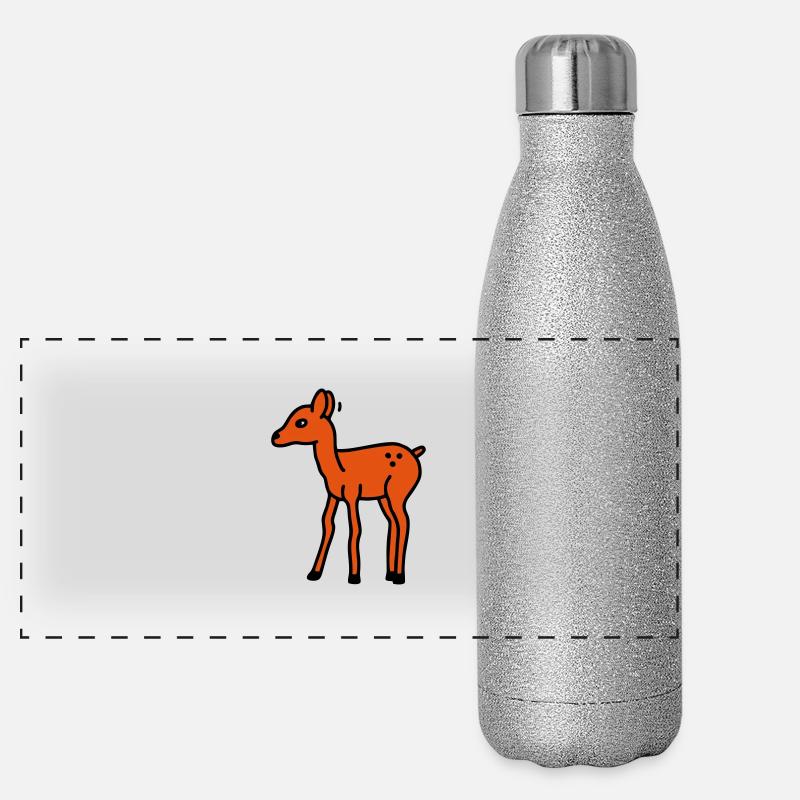 Reh scheu - V2 Panorama Glitzer Isolierflasche 500 ml