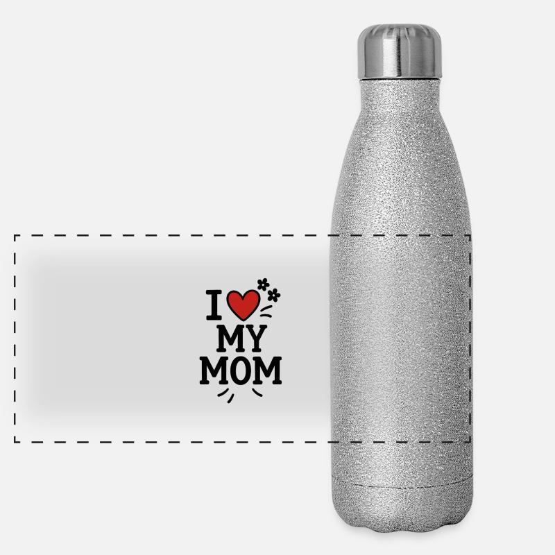 I love my mother Panoramic Glitter Thermal Bottle 500 ml