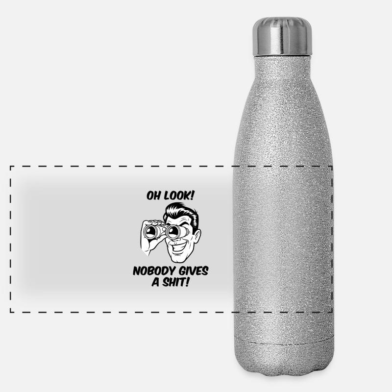 nobody gives a shit Panoramic Glitter Thermal Bottle 500 ml