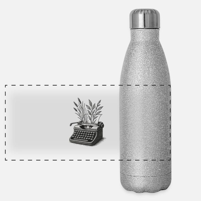 Lettres vivantes Gourde isotherme panoramique pailletée 500 ml