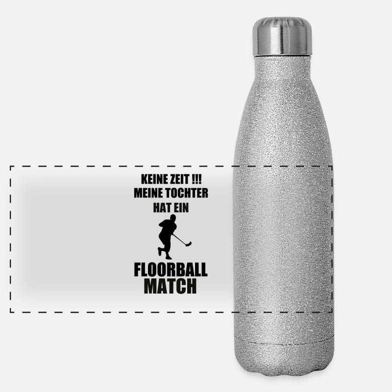 Floorball Panorama Glitzer Isolierflasche 500 ml