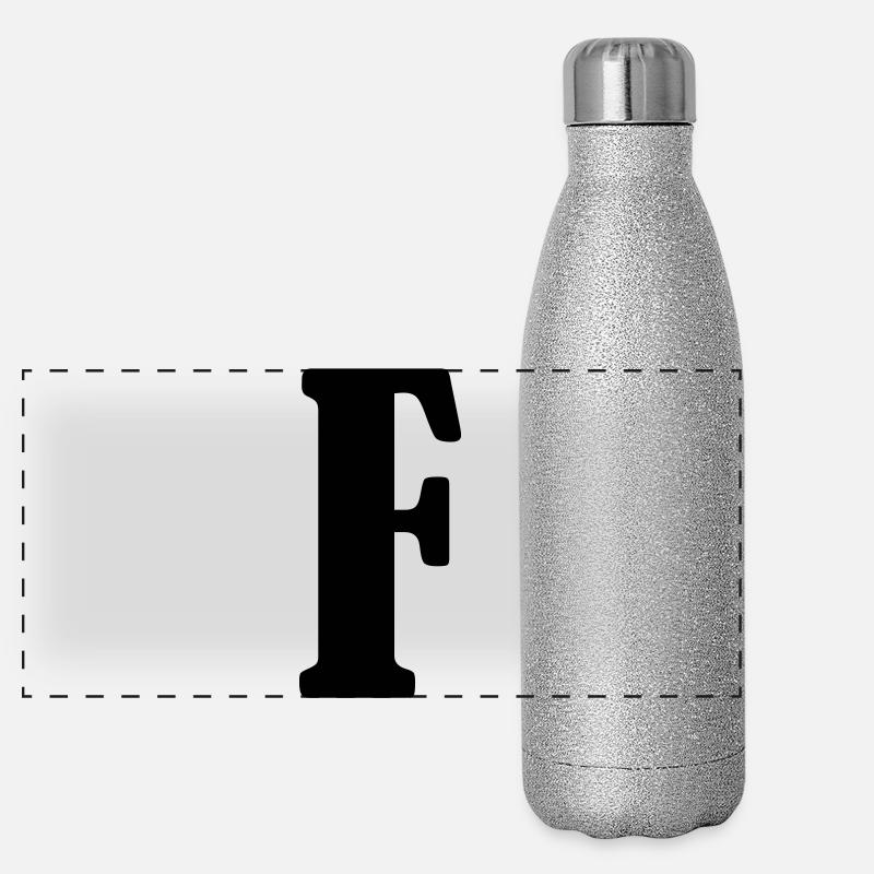 F Panorama Glitzer Isolierflasche 500 ml