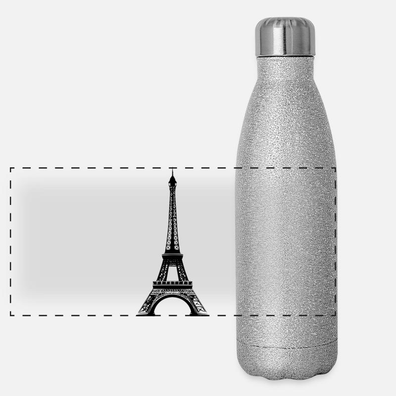 Eiffel tower Panoramic Glitter Thermal Bottle 500 ml