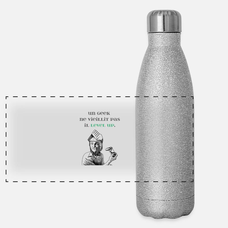 level-up Gourde isotherme panoramique pailletée 500 ml