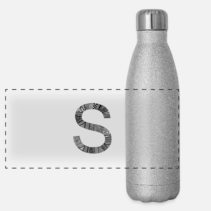 S Panorama Glitzer Isolierflasche 500 ml