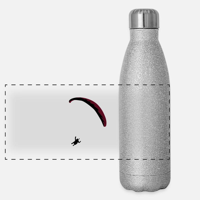 Paraglider Paragliding Gourde isotherme panoramique pailletée 500 ml
