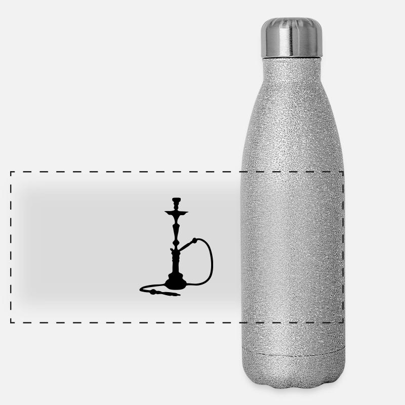 Shisha Gourde isotherme panoramique pailletée 500 ml