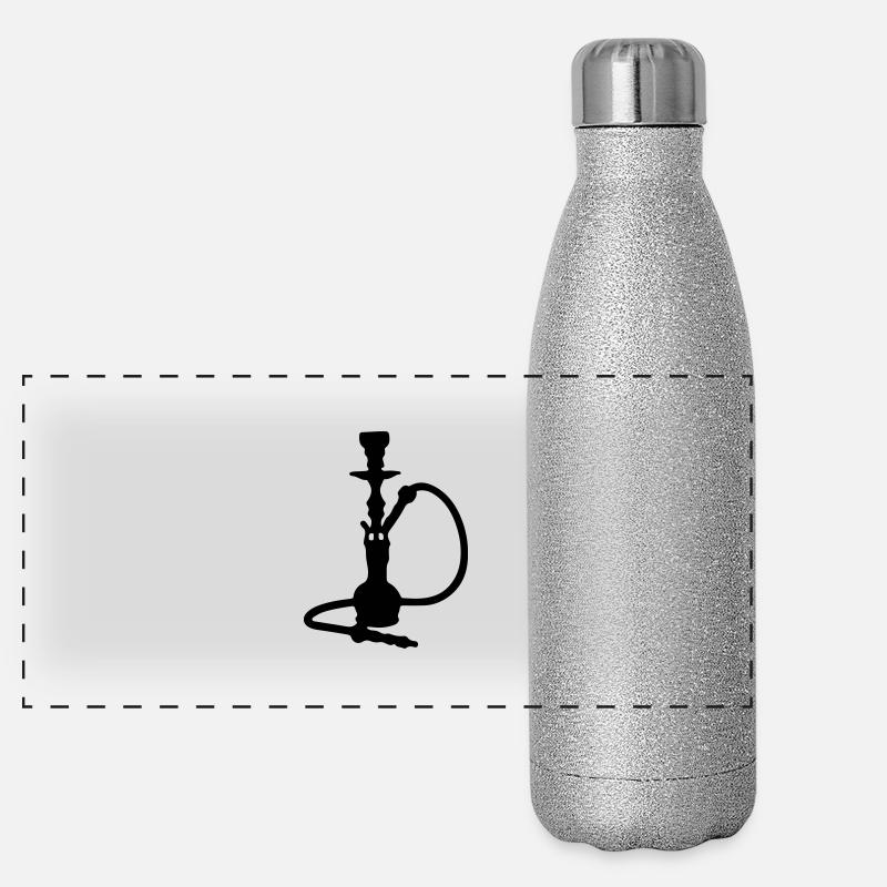 Shisha Gourde isotherme panoramique pailletée 500 ml