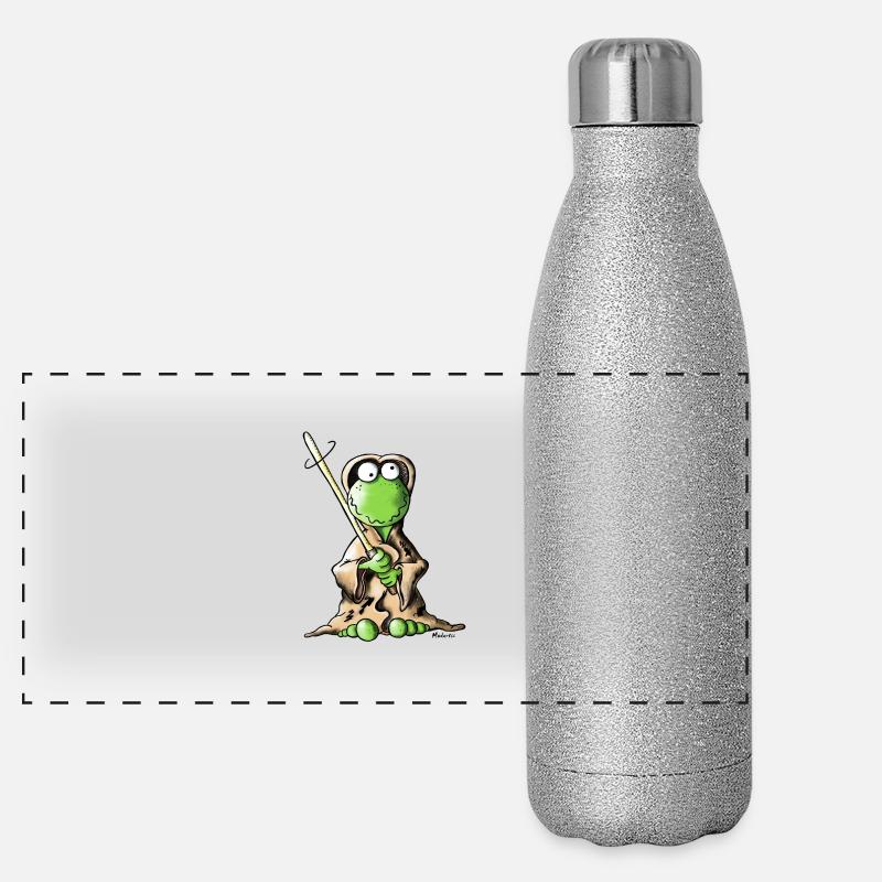 Jedifrosch - Frosch Panorama Glitzer Isolierflasche 500 ml