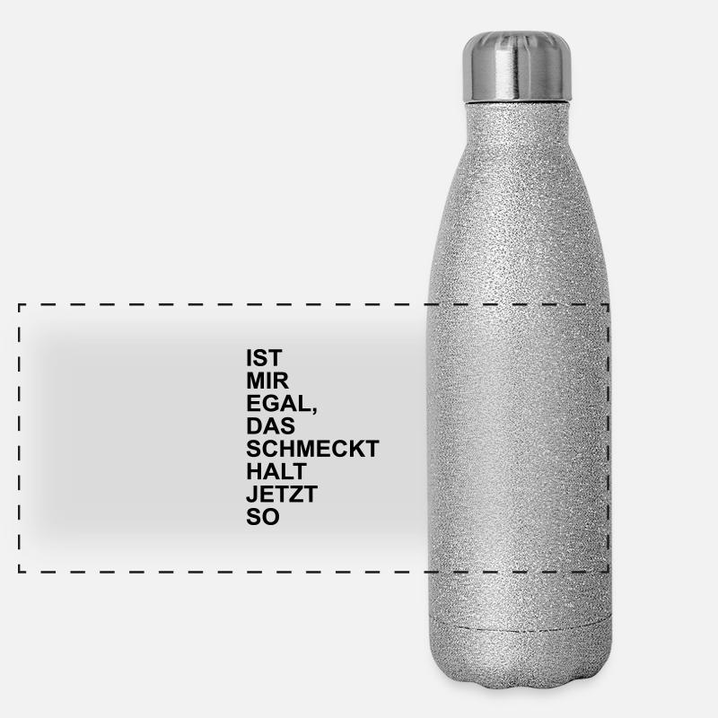 kochen Panorama Glitzer Isolierflasche 500 ml
