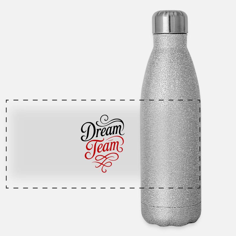 Dream Team Panorama Glitzer Isolierflasche 500 ml