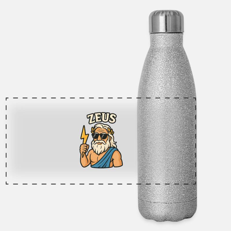 Zeus Panorama Glitzer Isolierflasche 500 ml