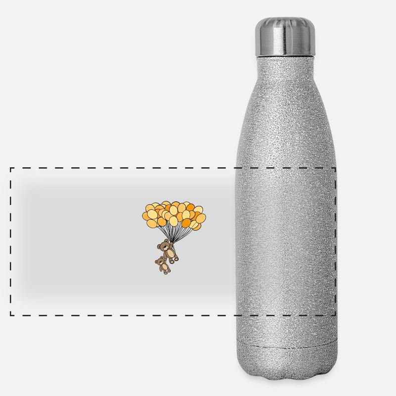 Kinder Panorama Glitzer Isolierflasche 500 ml