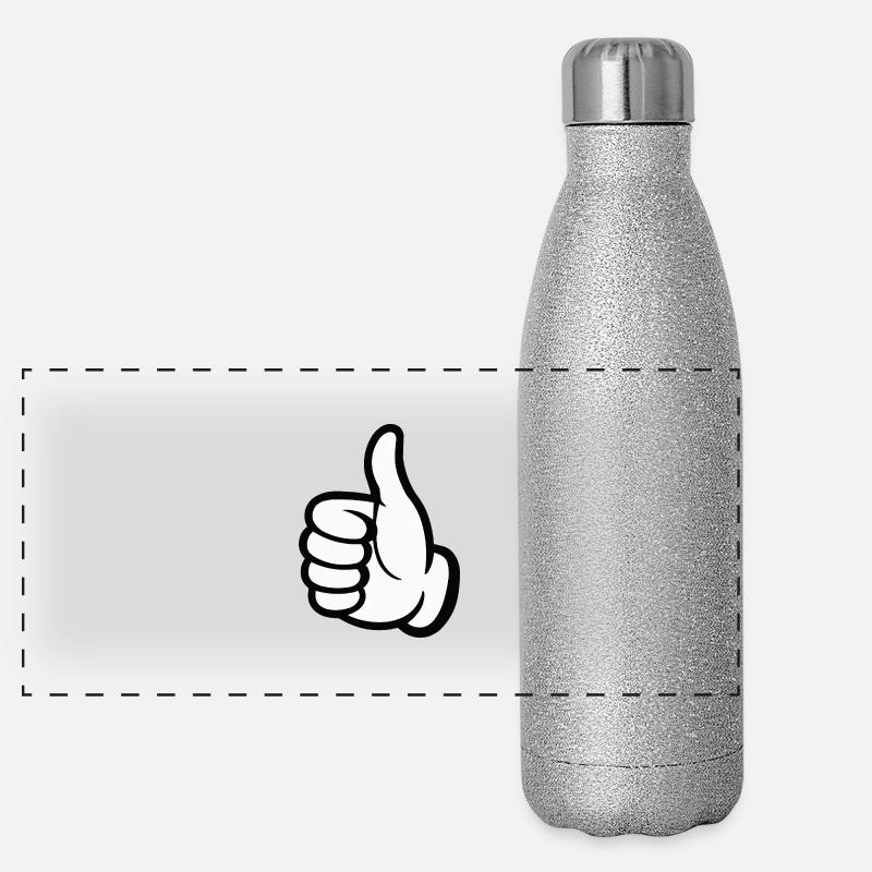 comme main Gourde isotherme panoramique pailletée 500 ml