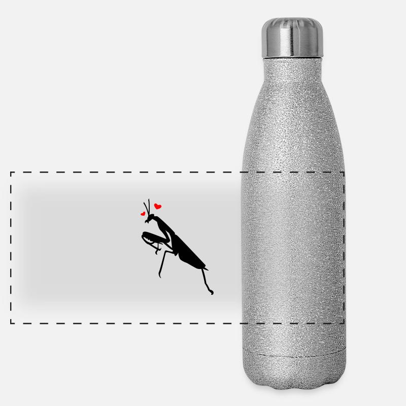 mante_religieuse Gourde isotherme panoramique pailletée 500 ml