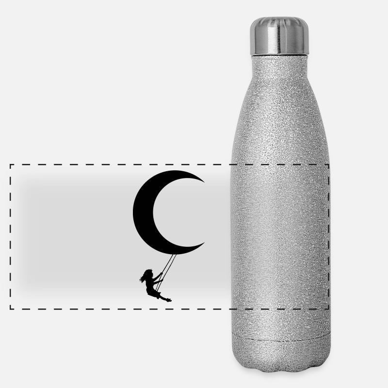 moon swing Panoramic Glitter Thermal Bottle 500 ml