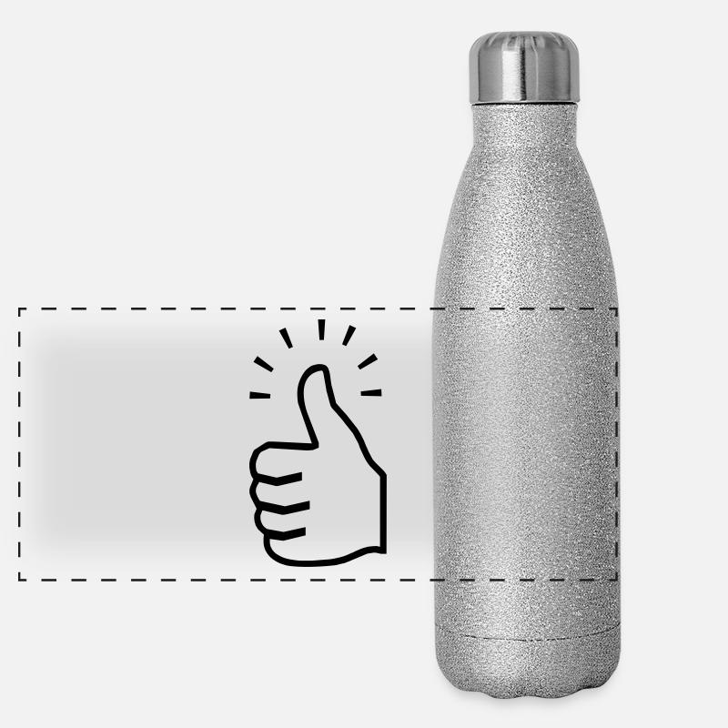 thumbs up Panoramic Glitter Thermal Bottle 500 ml