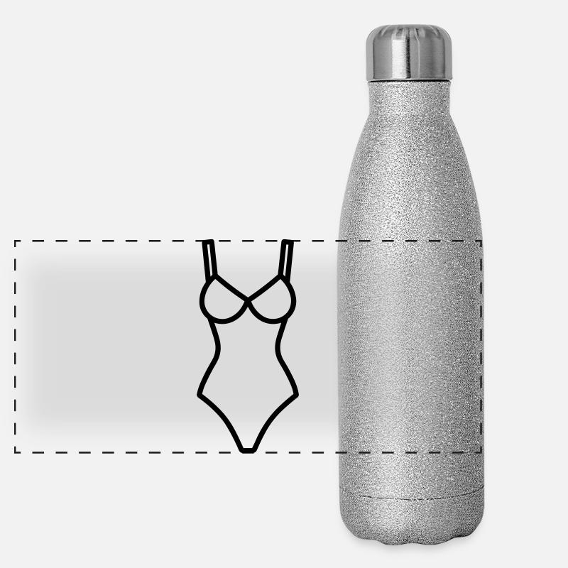 maillot de bain Gourde isotherme panoramique pailletée 500 ml