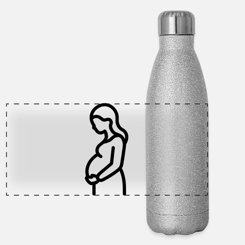 pregnancy Panoramic Glitter Thermal Bottle 500 ml