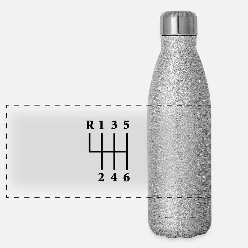 gangschaltung Panorama Glitzer Isolierflasche 500 ml