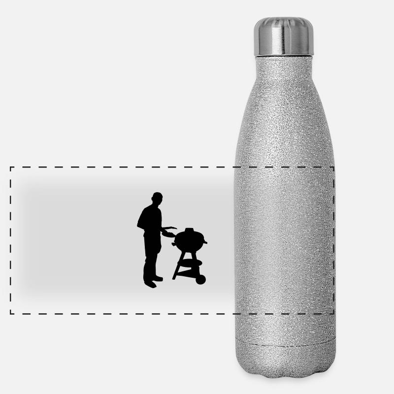 barbeque Panoramic Glitter Thermal Bottle 500 ml