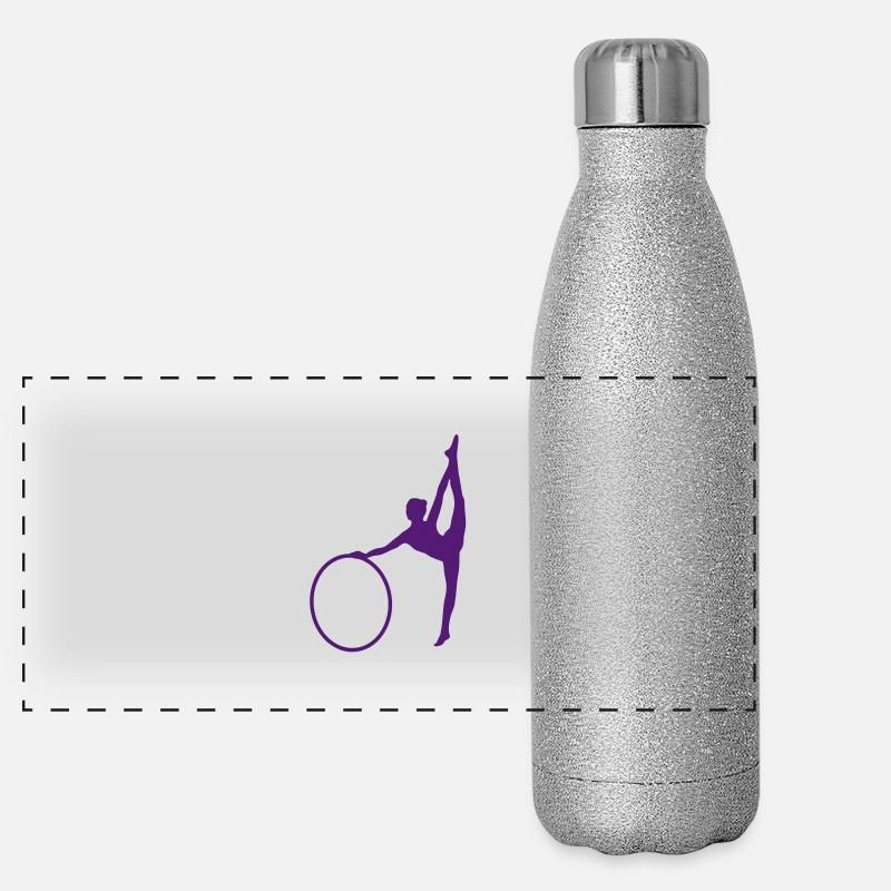 Gymnastique rythmique Gourde isotherme panoramique pailletée 500 ml