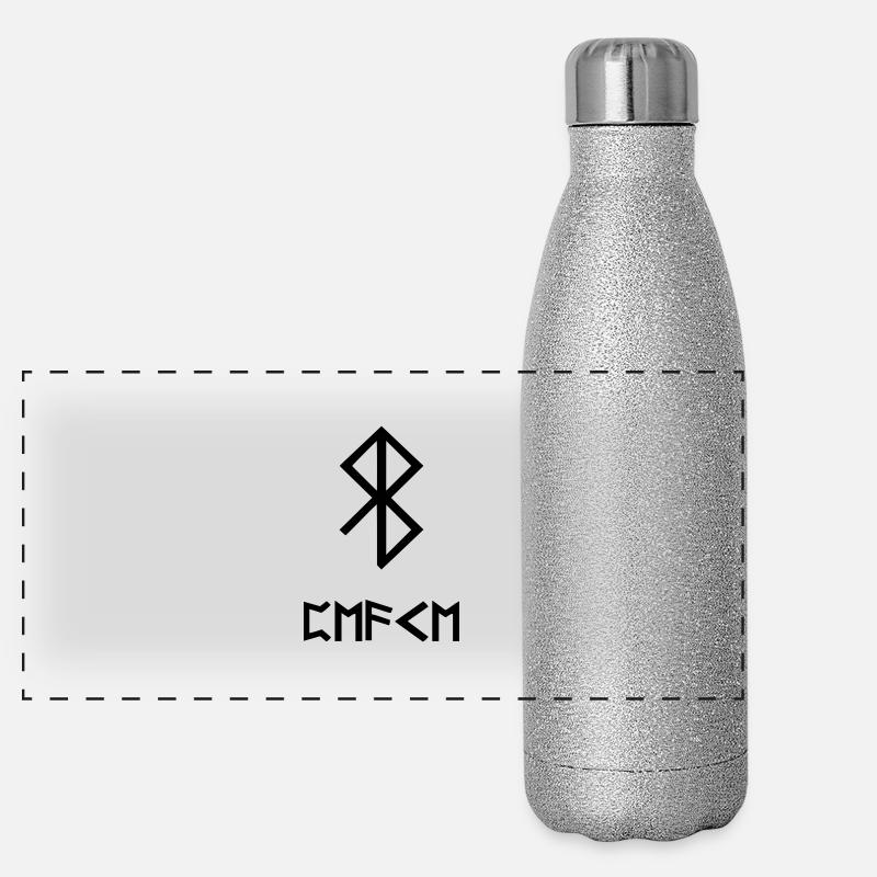 Wikinger Panorama Glitzer Isolierflasche 500 ml