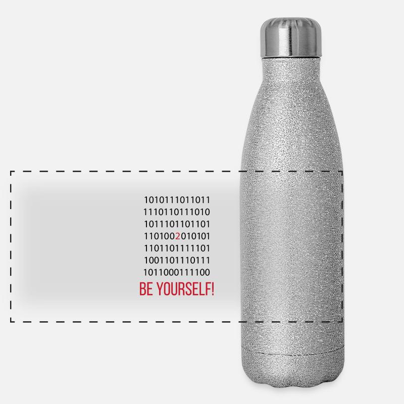 2 Be Yourself! Panorama Glitzer Isolierflasche 500 ml